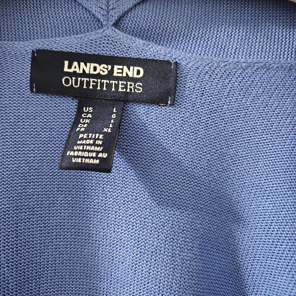 SOLD Lands End Women's Long Open Cardigan - Picture 3 of 5